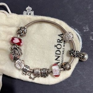 Pandora Bracelet with charms